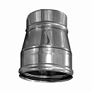 Переходник D 115/150 для дымохода из нержавеющей стали Прок