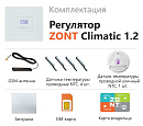 ZONT Climatic 1.2 Погодозависимый автоматический GSM / Wi-Fi регулятор (1 ГВС + 2 прямых/смесительных) с доставкой в Ангарск